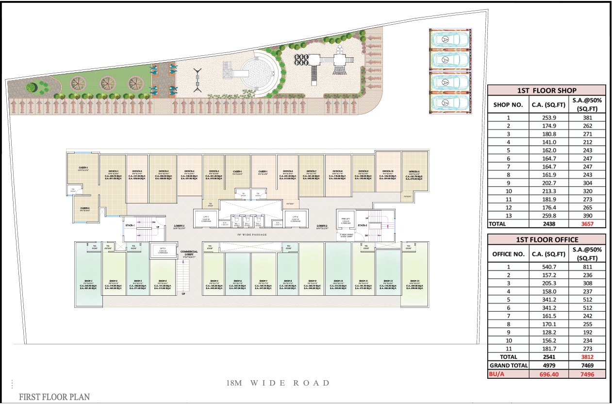 1st Floor Plan